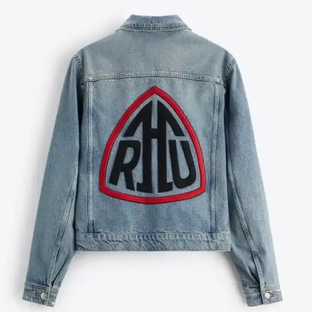 Rhude x Zara denim jacket
